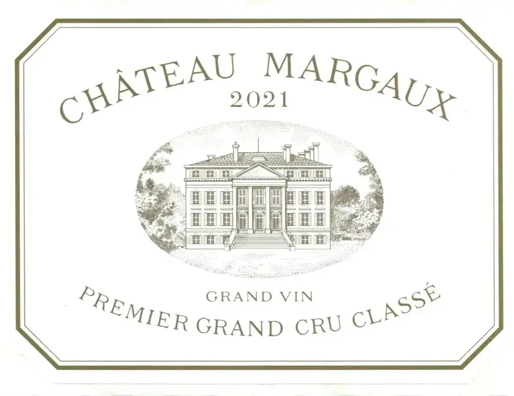 Bordeaux Château Margaux, Margaux, FR, 2021  (SINGLE OWC)