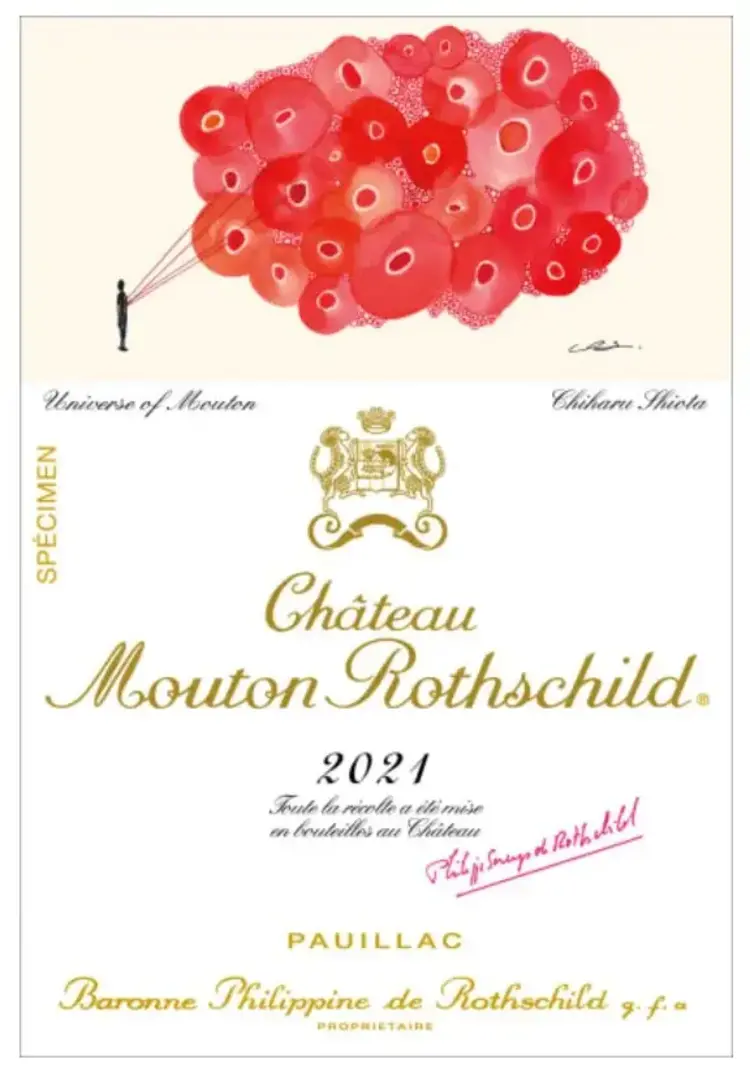Bordeaux Château Mouton Rothschild, Pauillac, FR, 2021 (SINGLE OWC)
