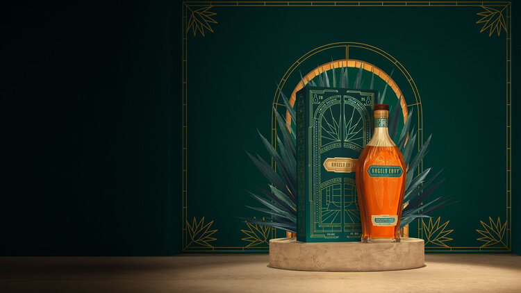 Rye Rye Whiskey "French Oak Anejo Tequila Barrels Cellar Collection Volume 005", Angel's Envy, 750mL