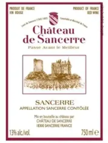 Pinot Noir Sancerre Rouge, Chateau de Sancerre, FR 2022