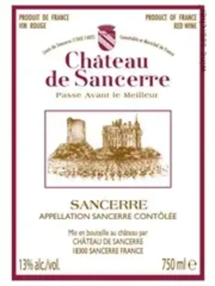 Pinot Noir Sancerre Rouge, Chateau de Sancerre, FR 2022