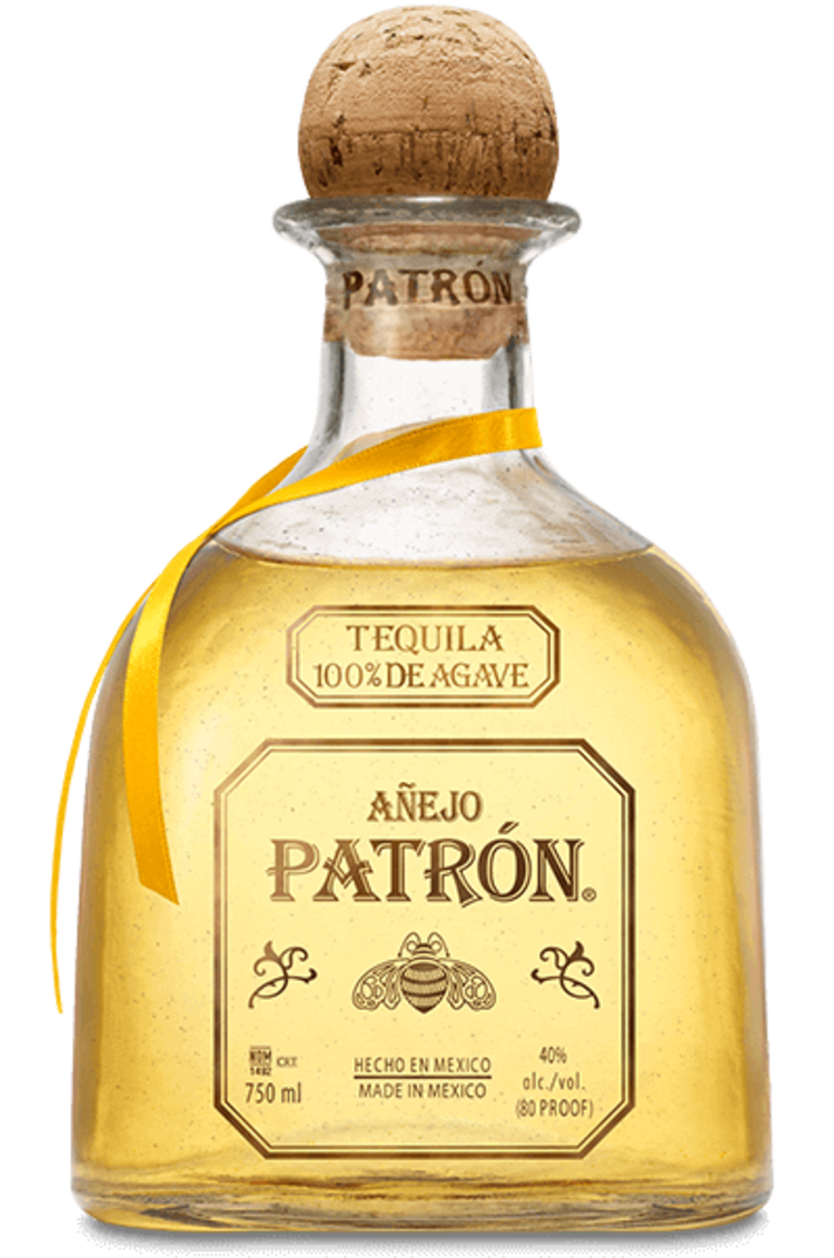Tequila Tequila, Anejo, Patron, 750mL