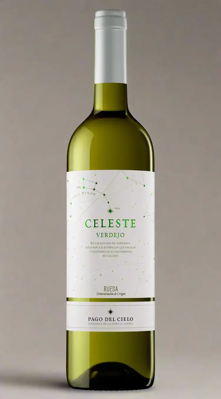 Verdejo Verdejo "Celeste Sur Lies", Familia Torres, Rueda, ES, 2023