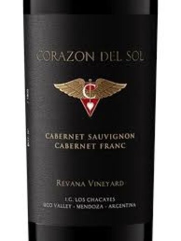 Cabernet Franc Cabernet Franc "Corazon Del Sol" Revana Vineyard, IG Los Chacayes, Uco Valley, AR, 2022