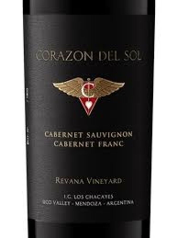 Cabernet Franc Cabernet Franc "Corazon Del Sol" Revana Vineyard, IG Los Chacayes, Uco Valley, AR, 2022