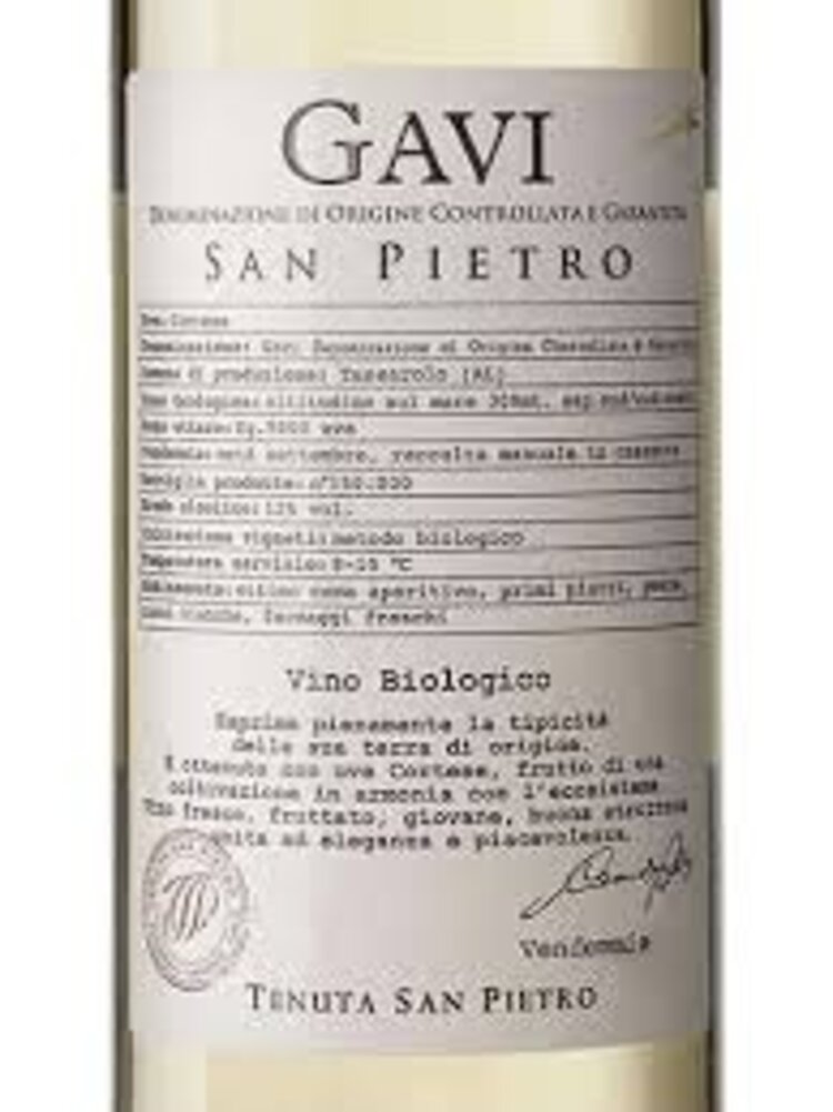 Cortese Cortese "Gavi DOCG" San Pietro, Piedmont, IT, 2022