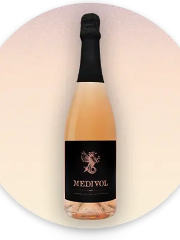 Sparkling Rosé Brut Rose, Medivol, Cremate de Limoux, FR, NV