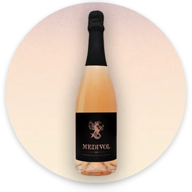 Sparkling Rosé Brut Rose, Medivol, Cremant de Limoux, FR, NV