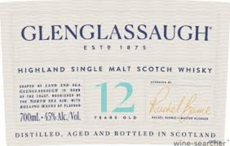 Scotch Scotch "12yr Coastal Malt" Glenglassaugh, 750mL