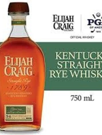 Rye Straight Rye, Elijah Craig, 750mL