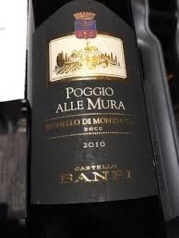 Montepulciano Brunello di Montalcino DOCG "Poggio Alle Mura", Castello Banfi, Toscana, IT, 2010