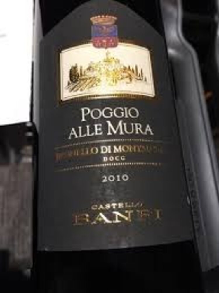 Montepulciano Brunello di Montalcino DOCG "Poggio Alle Mura", Castello Banfi, Toscana, IT, 2010