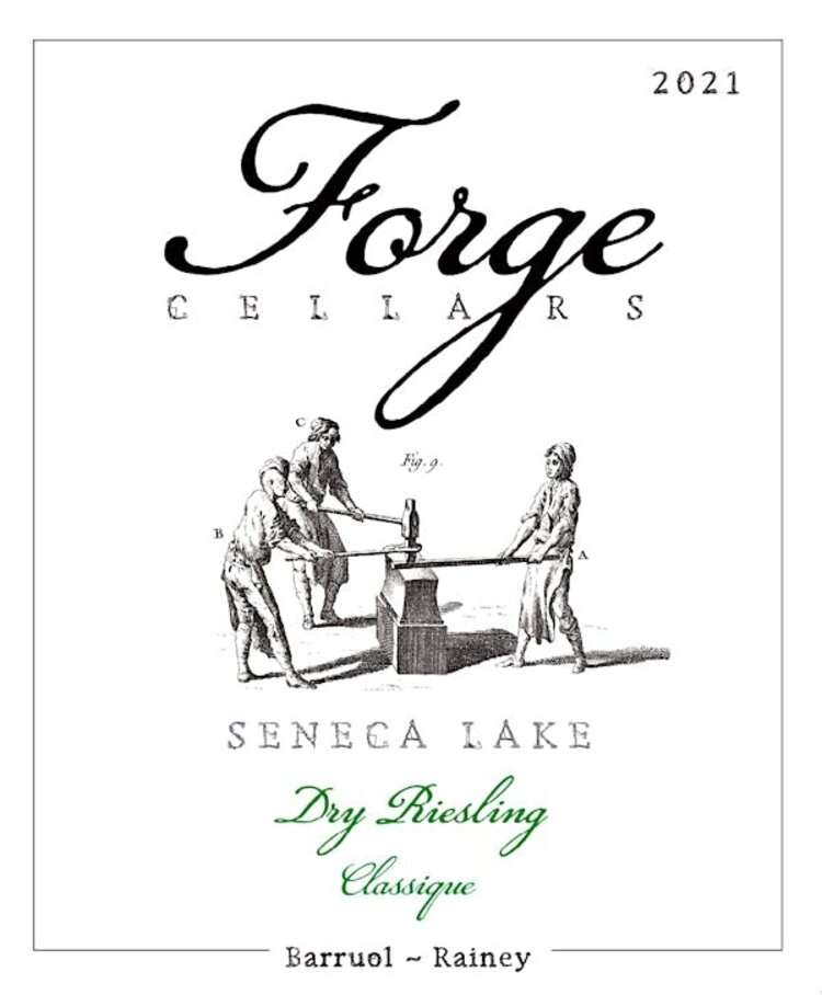 Riesling Riesling "Dry Wagner", Forge Cellars, NY, 2022