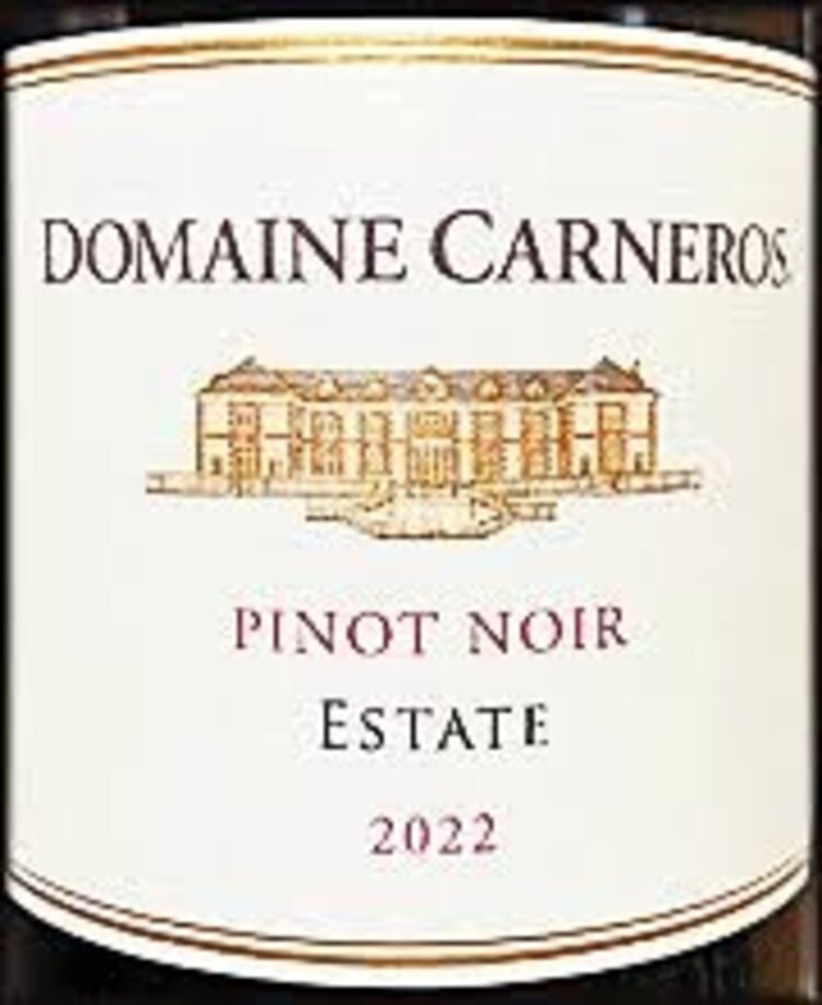 Pinot Noir "Estate" Domaine Carneros, CA, 2022