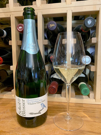 Sparkling Sparkling  “Bluebird Cuvee Brut”, Sokol Blosser, Willamette Valley, OR, 2022