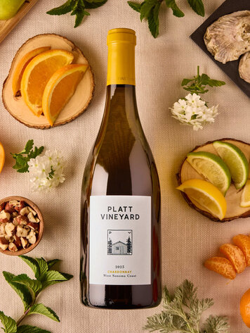 Chardonnay Chardonnay "Estate", Platt Vineyard, Sonoma County, CA, 2023