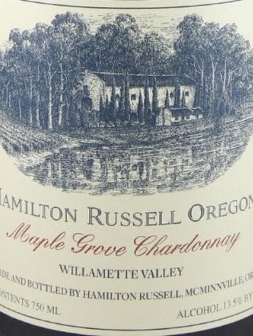 Chardonnay Chardonnay, Hamilton Russel, Maple, OR, 2020