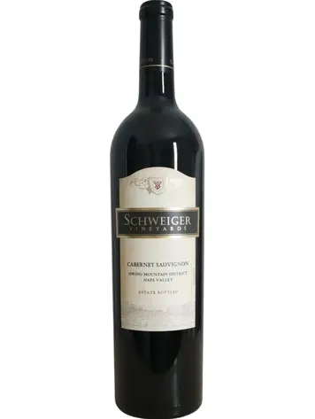 Cabernet Sauvignon Cabernet Sauvignon, Schweiger Vineyards, Spring Mountain District, CA, 2018