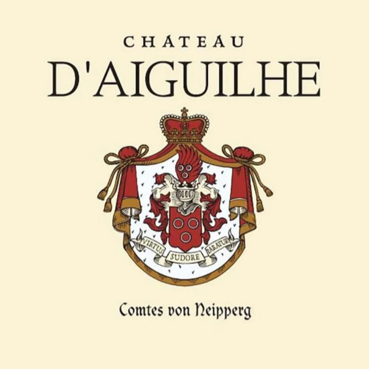 Bordeaux Château d'Aiguilhe, Comtes von Niepperg, Castillon Côtes de Bordeaux, FR, 2018