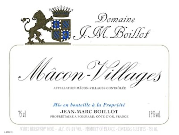 White Burgundy Mâcon-Lugny “Les Genievres”, Jean-Marc Boillot,  Maconnais, Burgundy, FR, 2022
