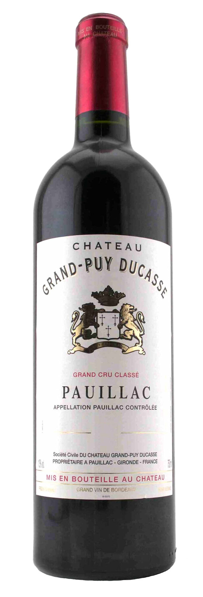 Bordeaux Chateau Grand-Puy Ducasse, Pauillac, FR, 2018