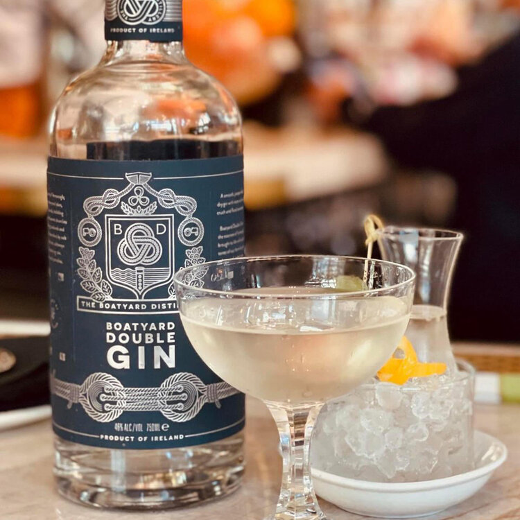 Gin Irish Gin “Double,” Boat Yard, 750mL