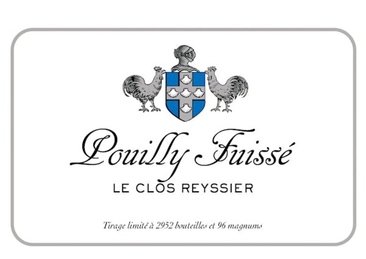 White Burgundy Pouilly Fuisse, LeFlaive Esprit, "Le Clos Reyssier", Burgundy, FR, 2020