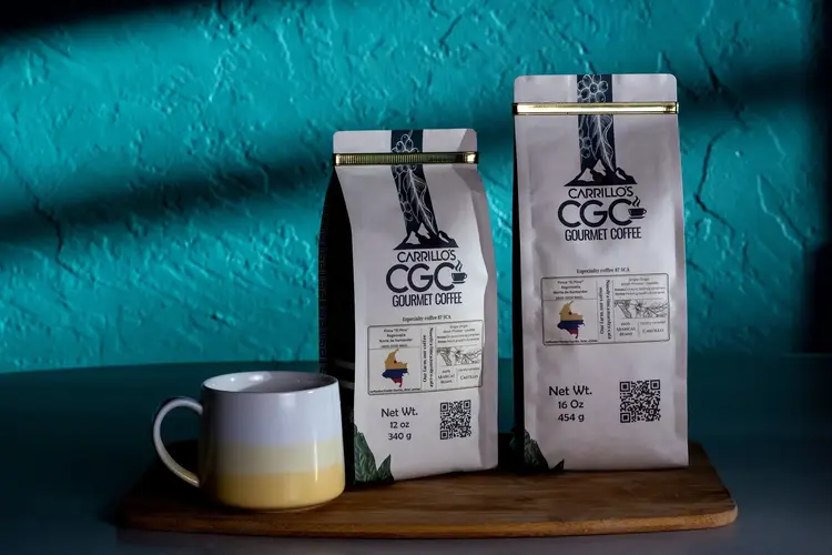 coffee Coffee "Grounded", Carrillo's Gorumet Coffee, 12oz.