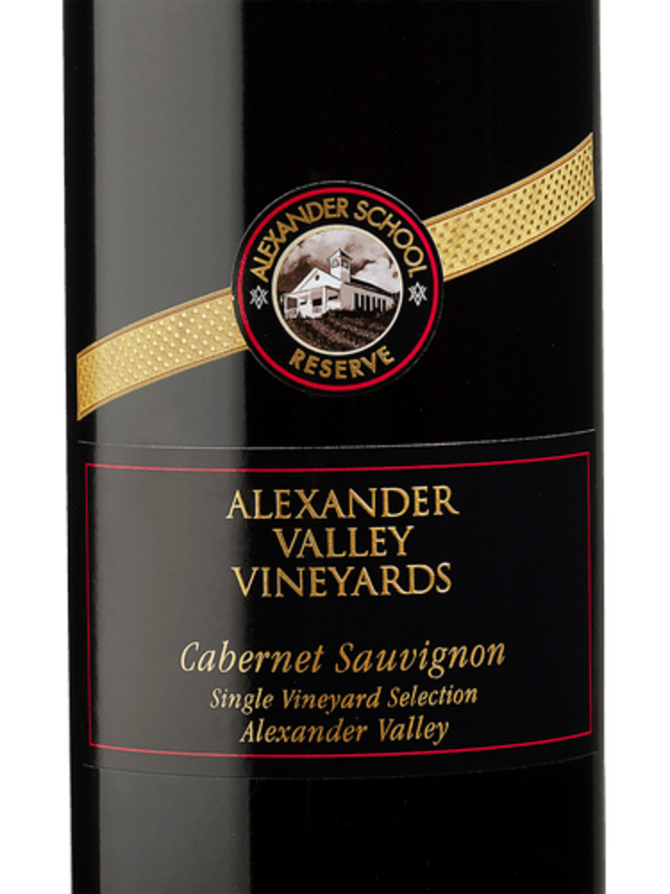 Cabernet Sauvignon Cabernet Sauvignon "School Reserve", Alexander Valley Vineyards, CA, 2020