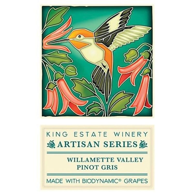Pinot Grigio/Pinot Gris Pinot Gris "Artisan Series", King Estate, Willamette Valley, OR, 2024