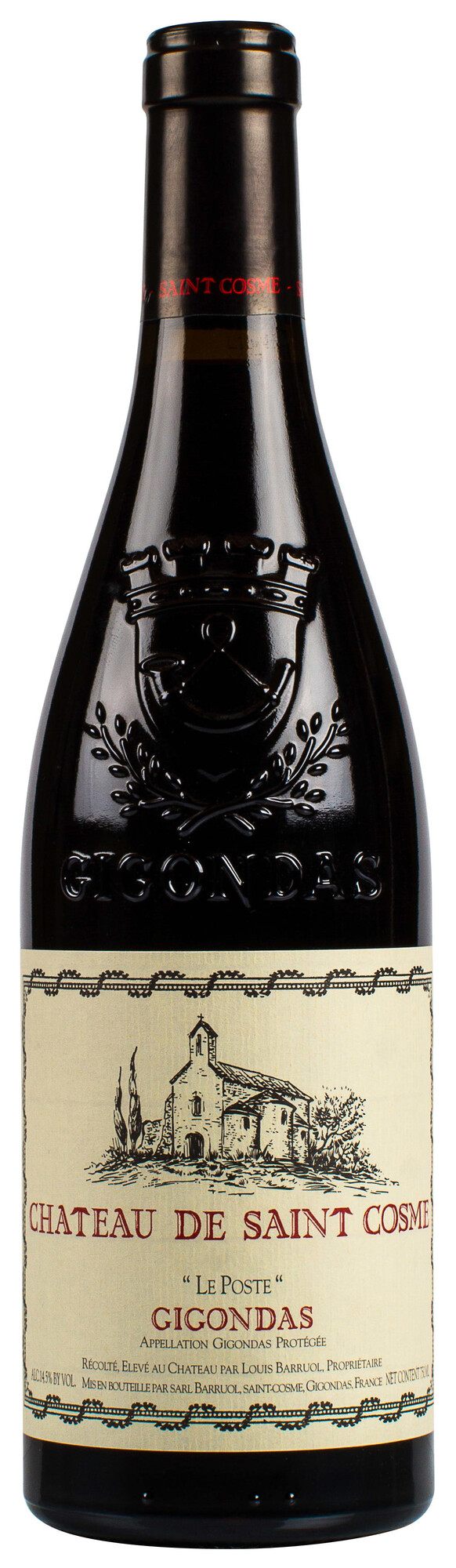 Rhone Gigondas, "Le Poste", Chateau De Saint Cosme, Gigondas, FR, 2023