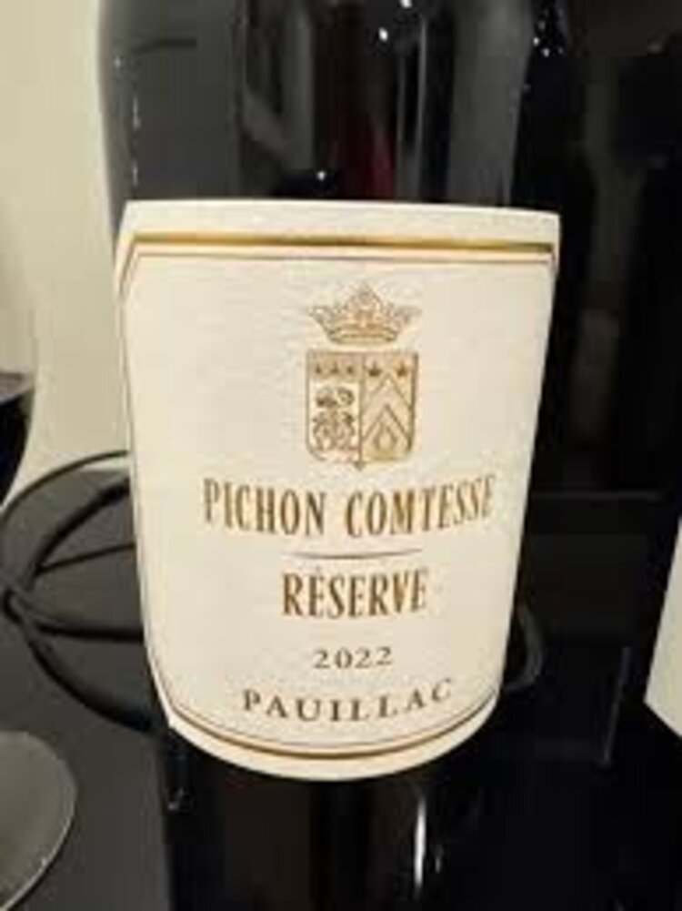 Bordeaux Reserve de Pichon Comtesse, Pauillac, FR, 2022