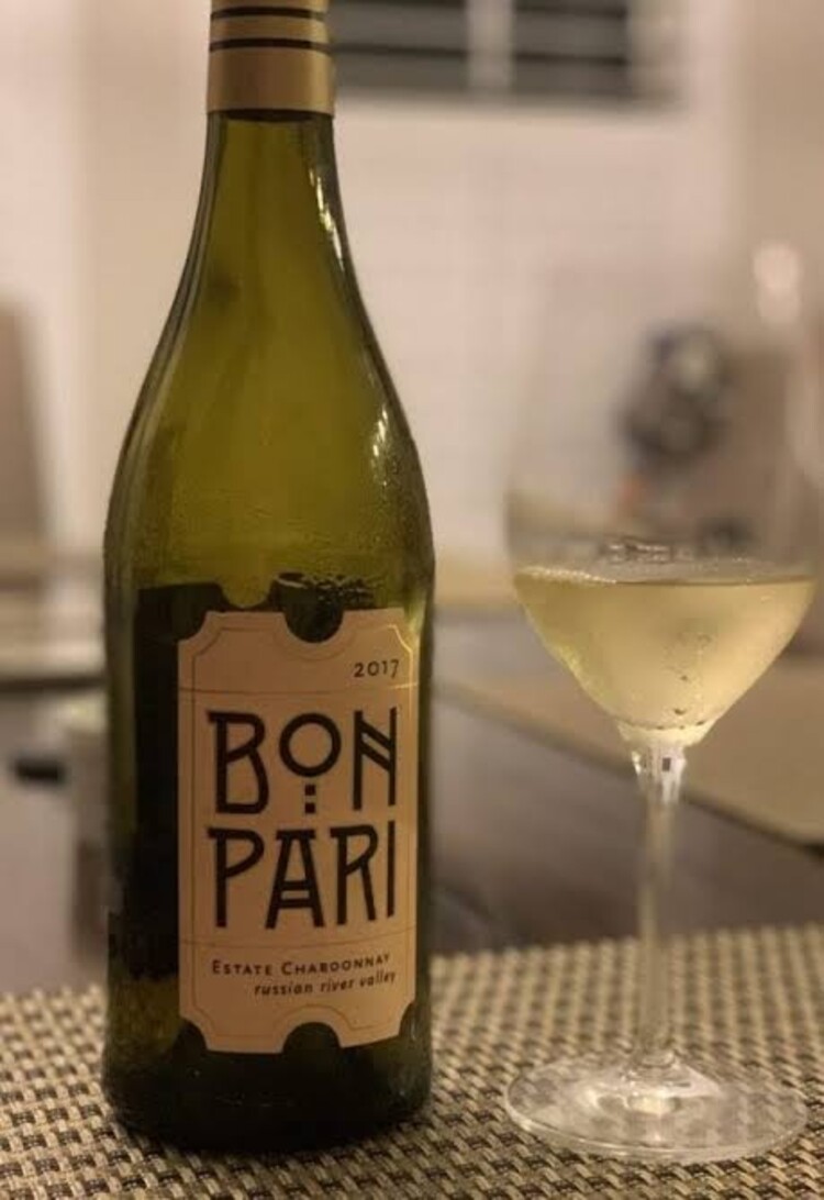 Chardonnay Chardonnay, Bon Pari, Russian River Valley, CA, 2018