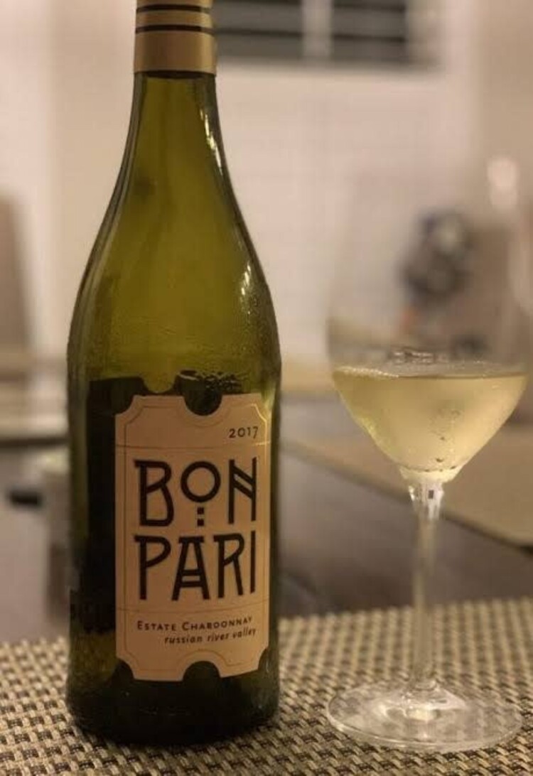 Chardonnay Chardonnay, Bon Pari, Russian River Valley, CA, 2018