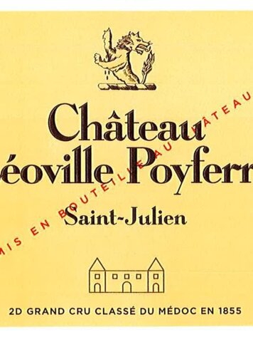 Bordeaux Château Leoville Poyferre, Saint-Julien, FR, 2023