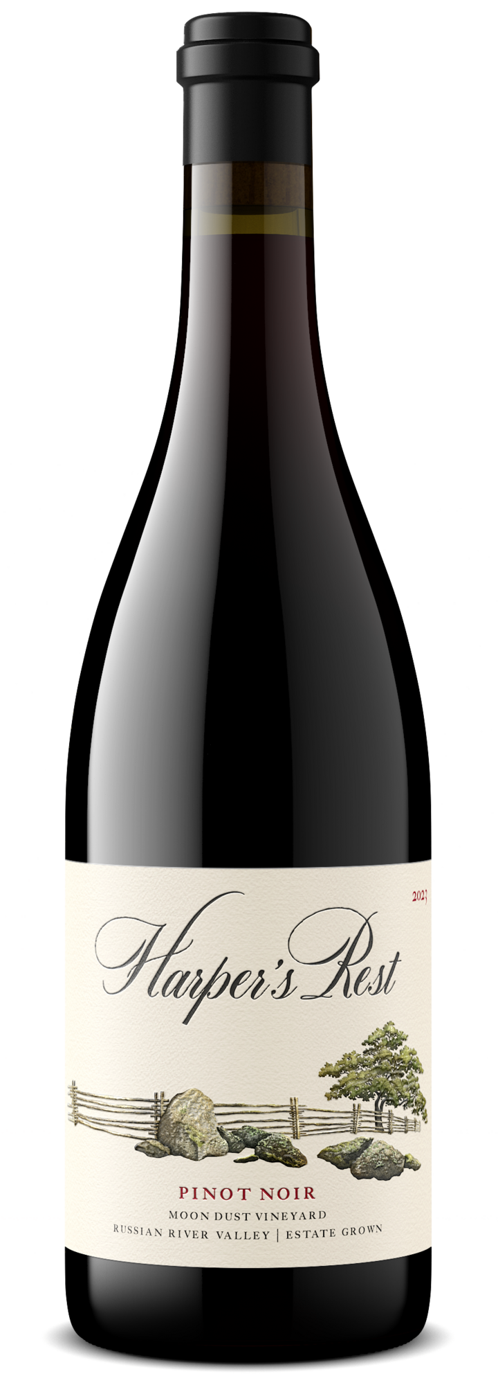 Pinot Noir Pinot Noir, Harper's Rest, Moon Dust Vineyard, RRV, CA, 2023