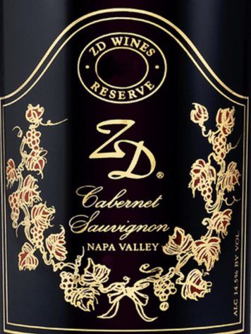 Cabernet Sauvignon Cabernet Sauvignon "Reserve", ZD Wines, Napa Valley, CA, 2021