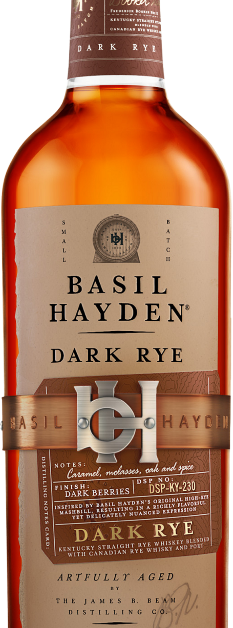 Rye Dark Rye, Basil Hayden, 750mL