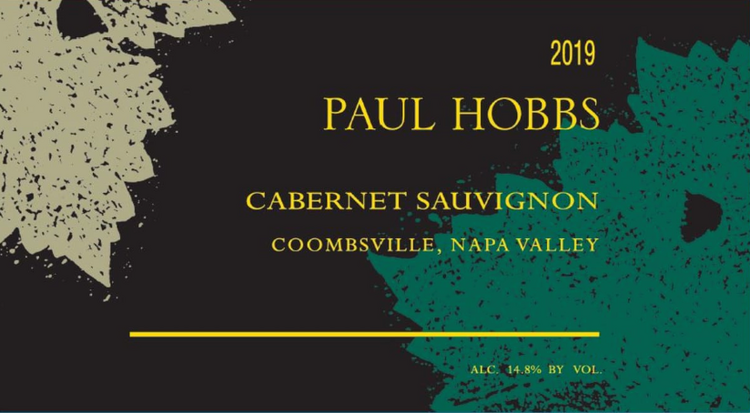 Cabernet Sauvignon Cabernet Sauvignon, Paul Hobbs, Coombsville, CA, 2019