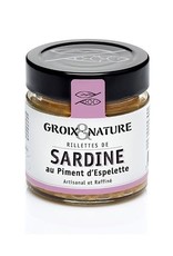 Groix Nature Sardine Rillettes with Espelette Chilies