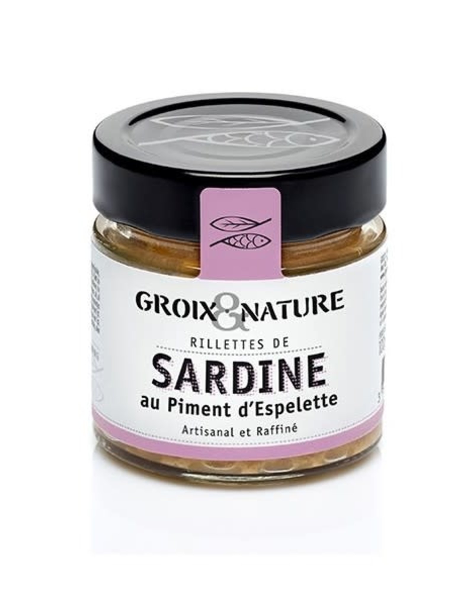 Groix Nature Sardine Rillettes with Espelette Chilies