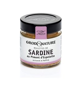 Groix Nature Sardine Rillettes with Espelette Chilies