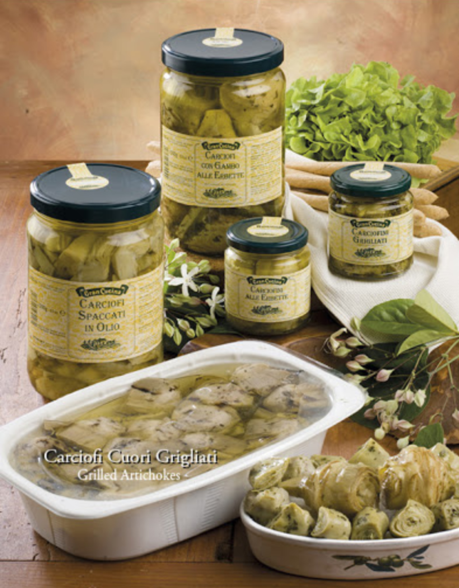 Gran Cucina Gran Cucina Grilled Sliced Artichokes 1.7kg