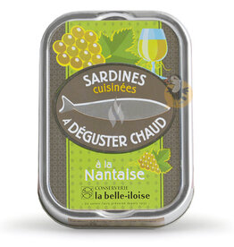 La Belle Iloise Sardines Cuisines Nantais- Cooked Sardines with White Wine and Spices