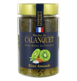 Moulin du Calanquet Confiture Kiwi Amande / Almond & Kiwi Jam 220 g