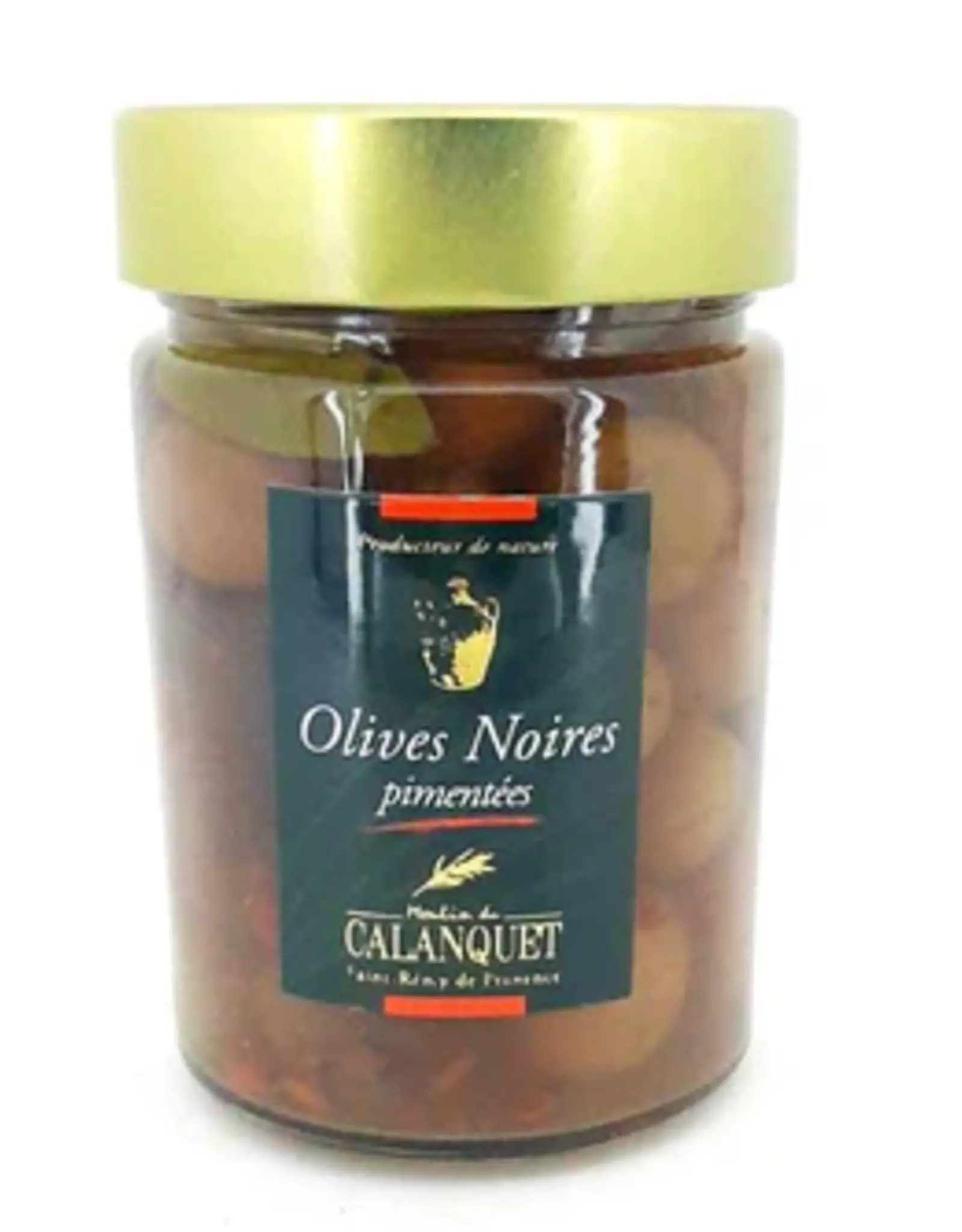 Moulin du Calanquet Olives Noire Pimentées / Spicy Black Olives