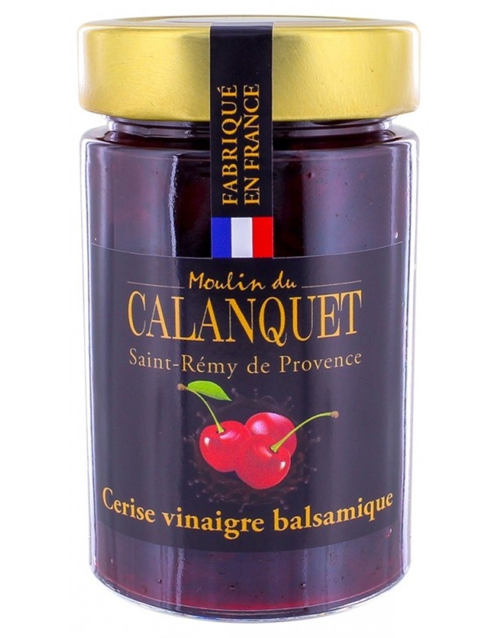 Moulin du Calanquet Confiture Cerise Vinaigre Balsamique / Cherry & Balsamic Jam 220 g