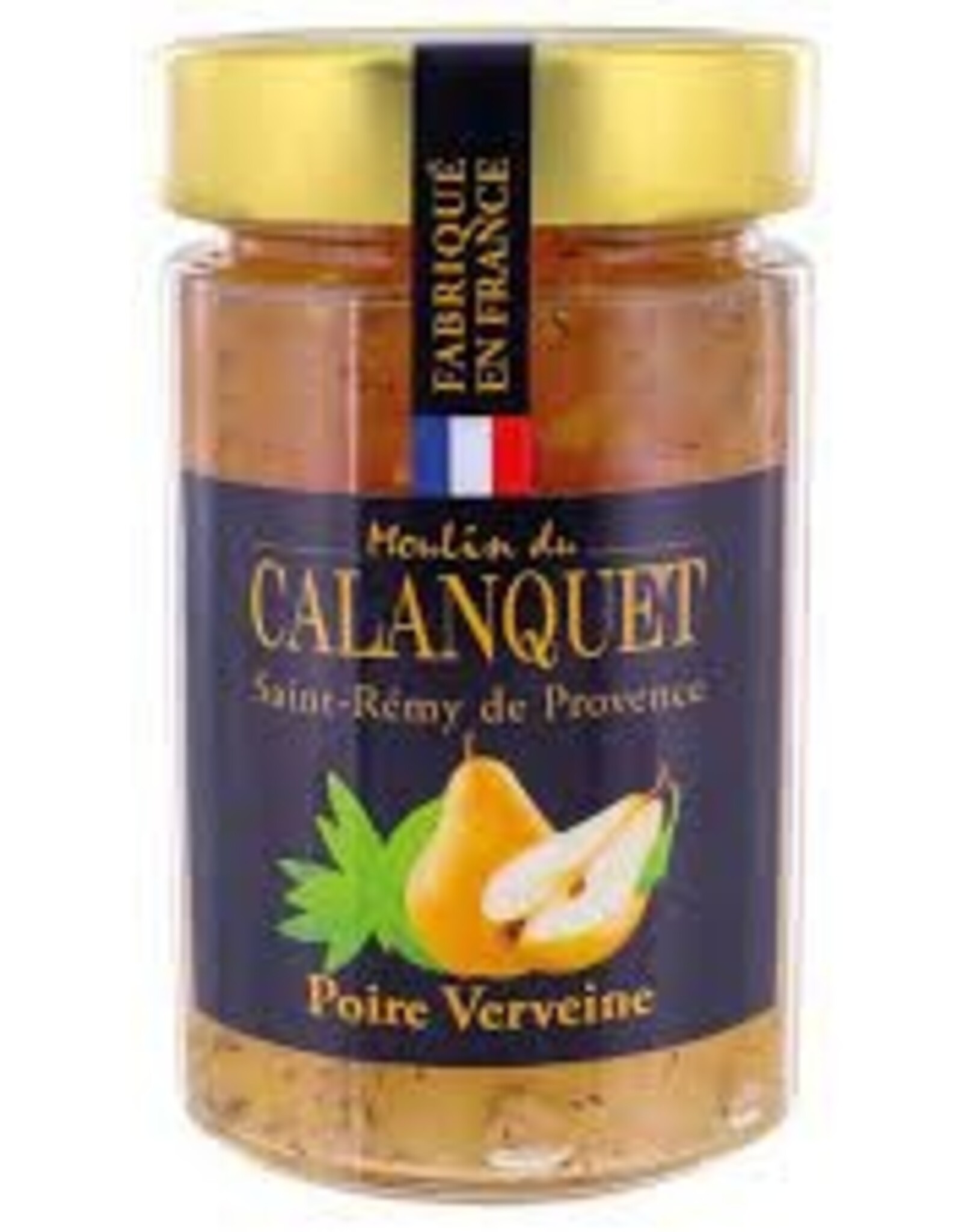 Moulin du Calanquet Confiture Poire Verveine / Pear &  Verbena Jam 220 g