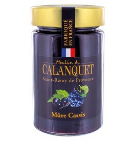 Moulin du Calanquet Confiture Mûre Cassis / Blackberry & Blackcurrant Jam 220g
