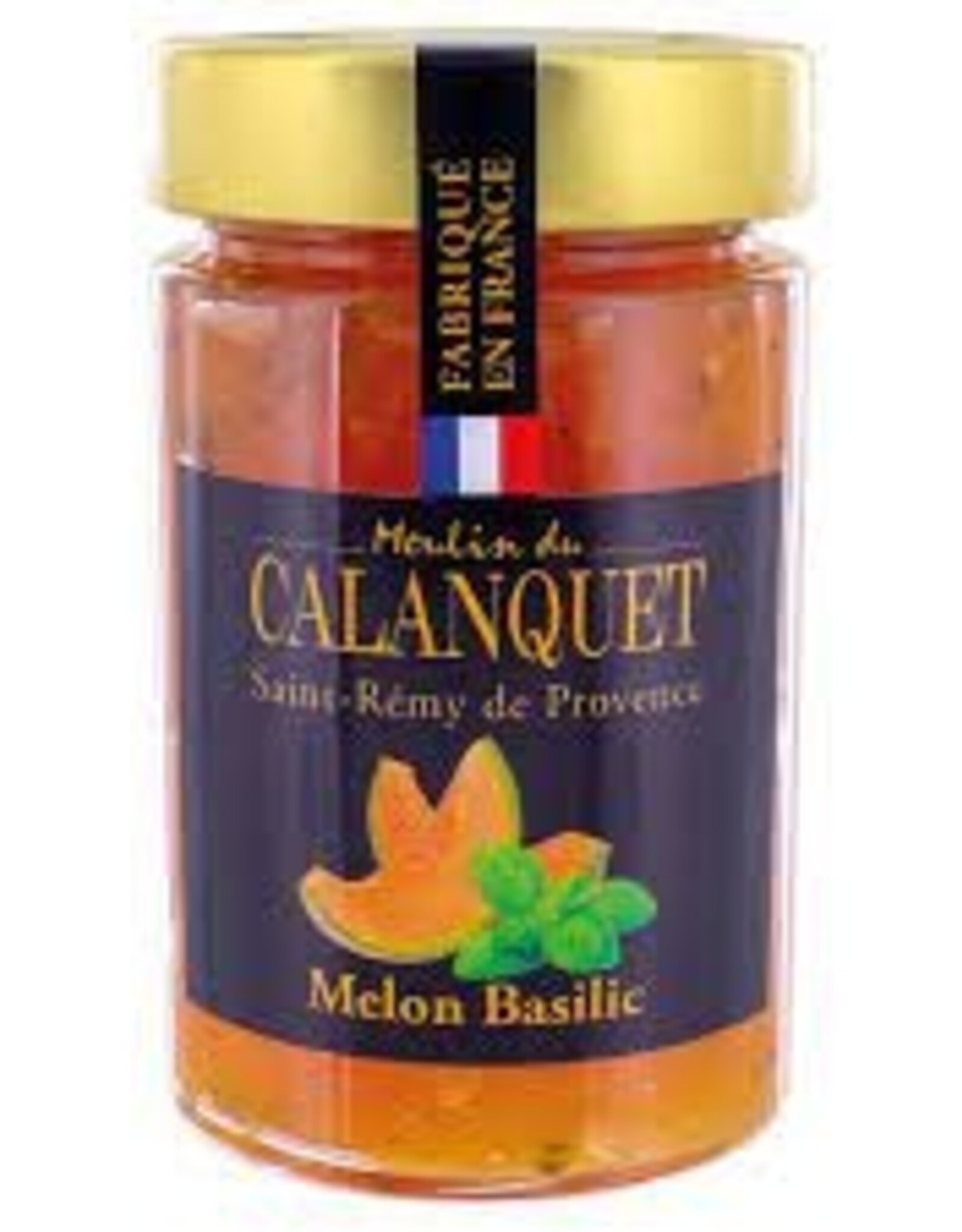 Moulin du Calanquet Confiture Melon Basilic / Melon & Basilic Jam 220 g